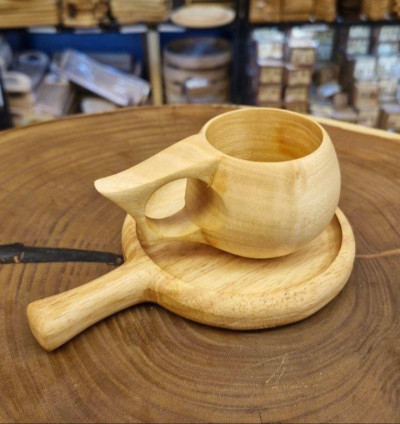 زیر لیوانی راکتی گرد رابر