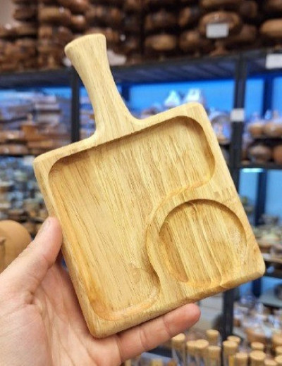 زیر لیوانی راکتی مربع با جای فنجان