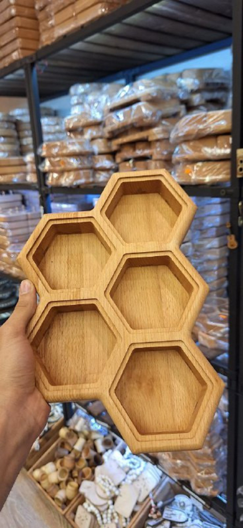 جعبه پذیرایی زنبوری ۵ خانه بدون وارمر