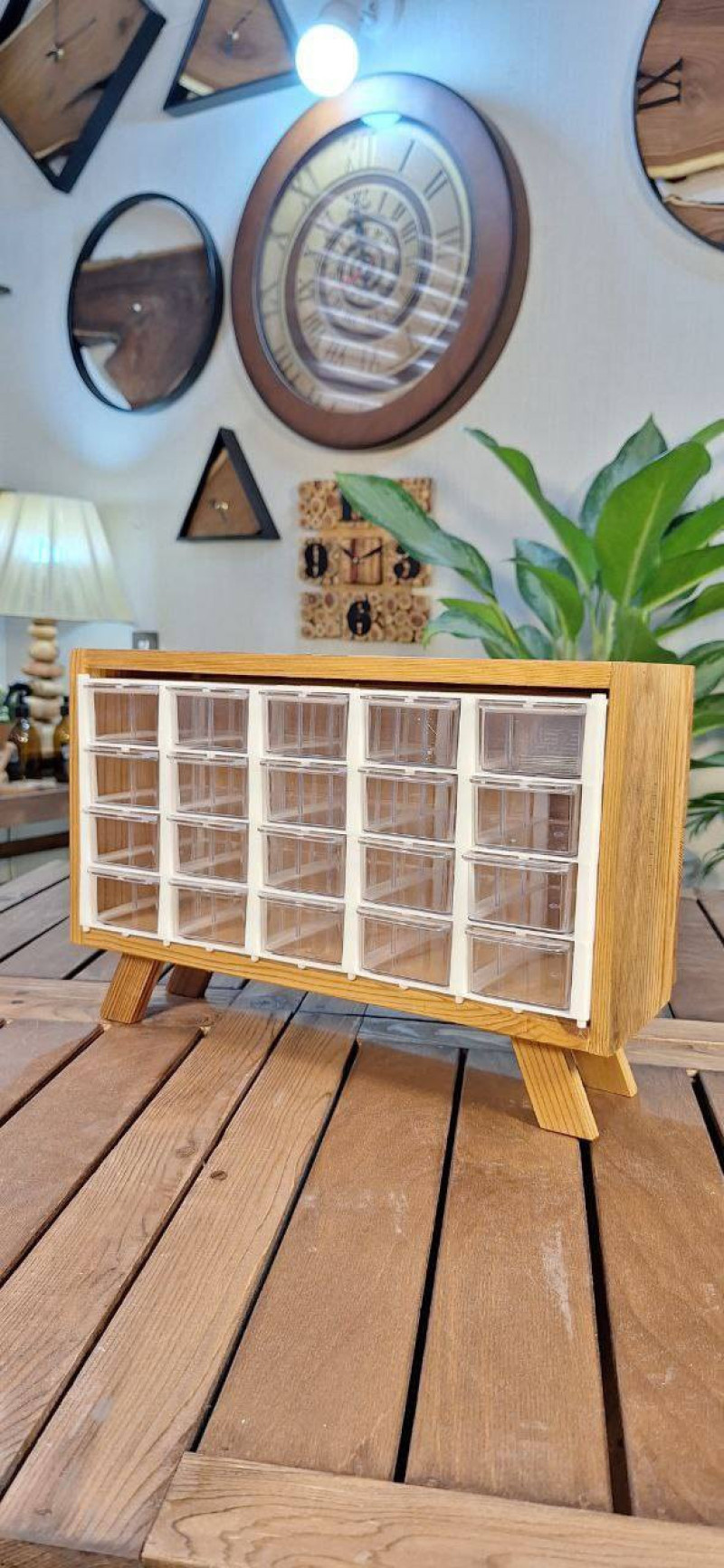 باکس چوبی ۲۰ کشو