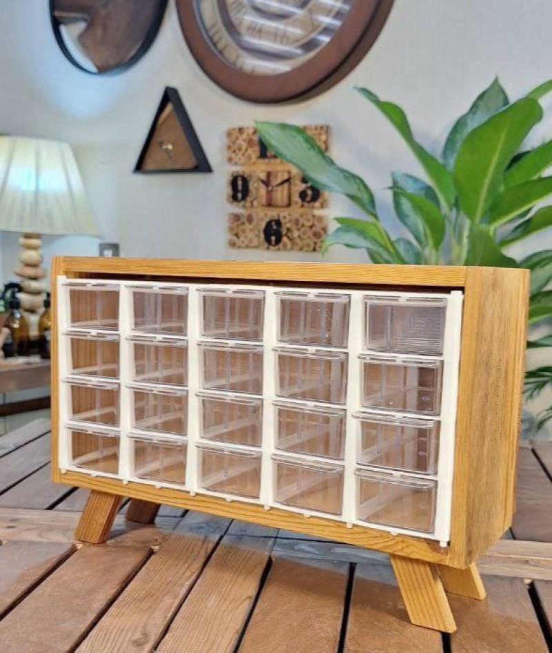 باکس چوبی ۲۰ کشو