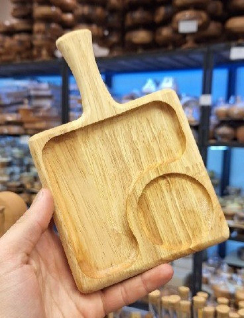 زیر لیوانی راکتی مربع با جای فنجان